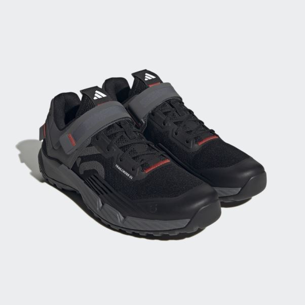 Chaussures VTT Adidas 5.10 Trailcross Clip-in Grises