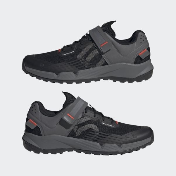 Chaussures VTT Adidas 5.10 Trailcross Clip-in Grises