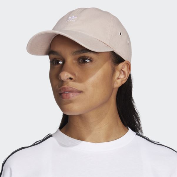 Casquette Décontractée à Mini Logo Adidas Beige