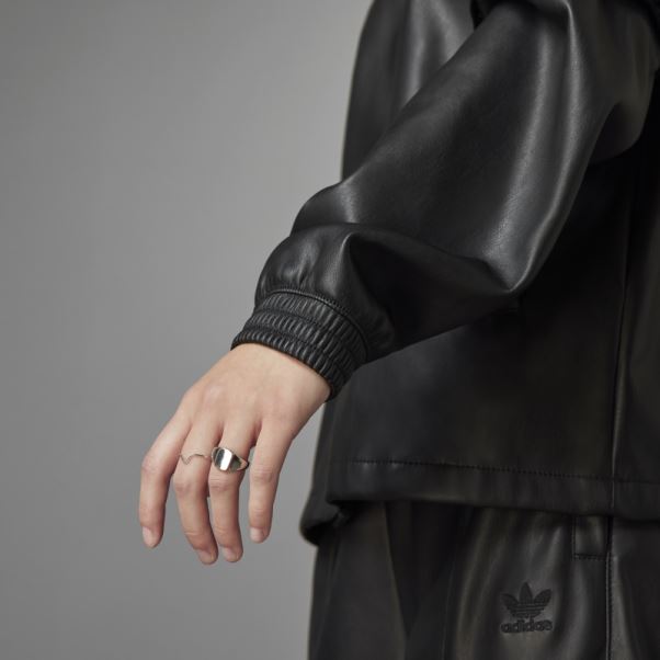 Veste De Survêtement En Similicuir Always Original Noir Adidas