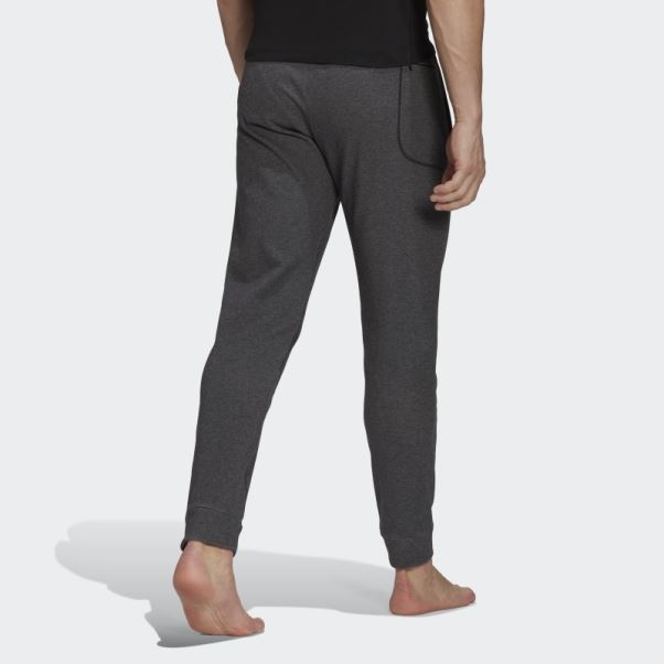Pantalon Adidas Aeroready Warm Yoga Fleece 7/8 Noir