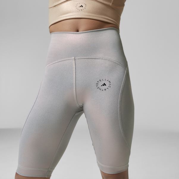 Hazy Rose Adidas By Stella Mccartney Collants De Cyclisme Brillants Mode