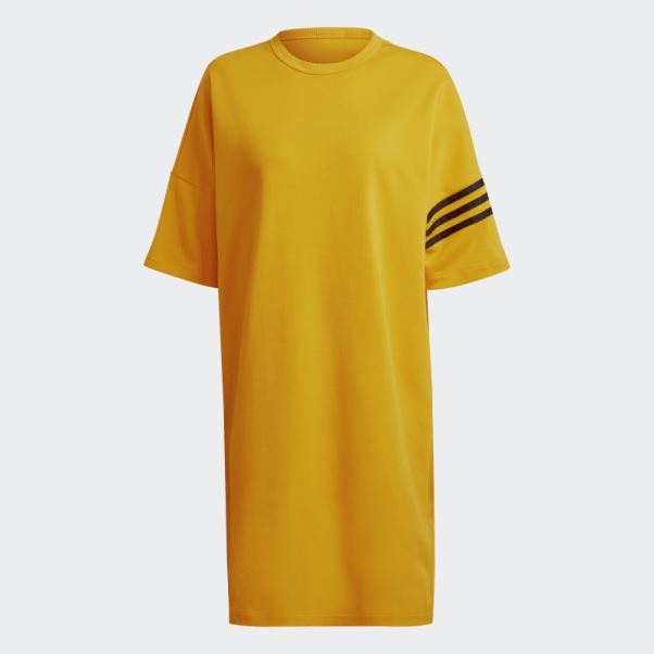 Robe T-shirt Adidas Adicolor Neuclassics Or