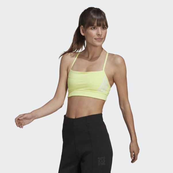 Lumière Flash Jaune Adidas X Karlie Kloss Light-support Bra Fashion