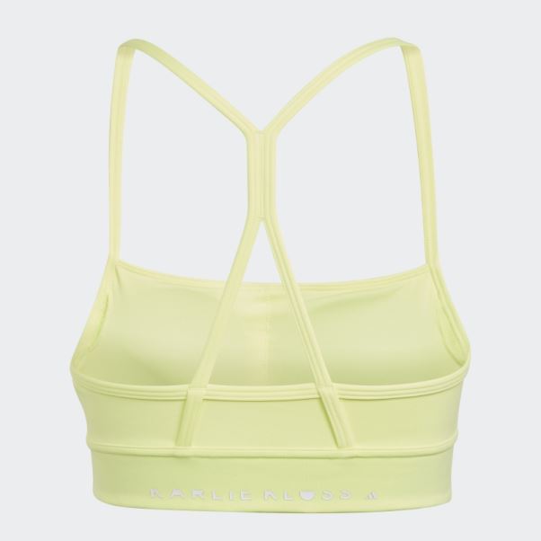 Lumière Flash Jaune Adidas X Karlie Kloss Light-support Bra Fashion