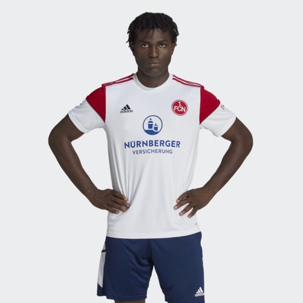 Maillot Extérieur Fc Nﾨﾹrnberg 22/23 Blanc Adidas