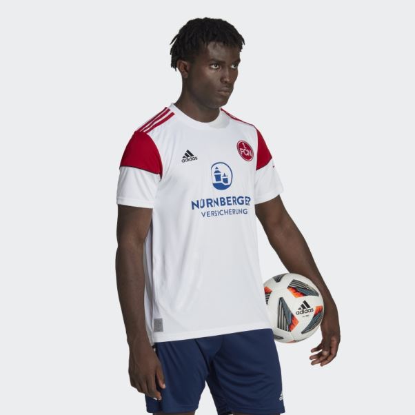 Maillot Extérieur Fc Nﾨﾹrnberg 22/23 Blanc Adidas