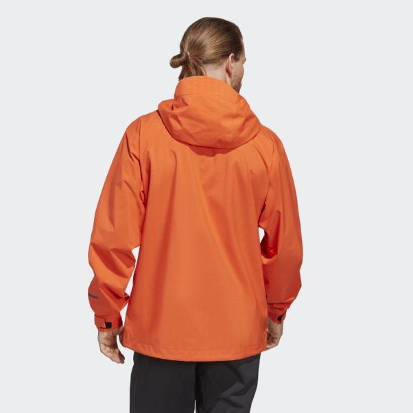 Veste De Pluie 2,5 Couches Adidas Terrex Multi Rain.rdy Orange