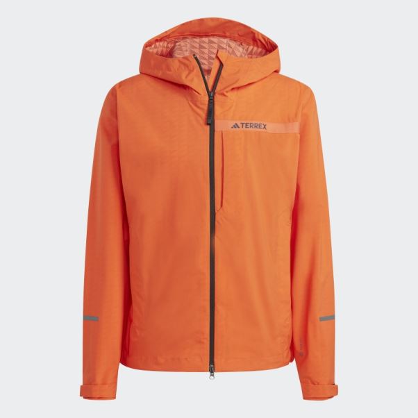Veste De Pluie 2,5 Couches Adidas Terrex Multi Rain.rdy Orange