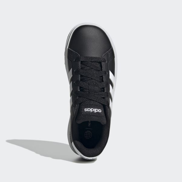 Chaussures De Tennis à Lacets Adidas Grand Court Lifestyle Noir