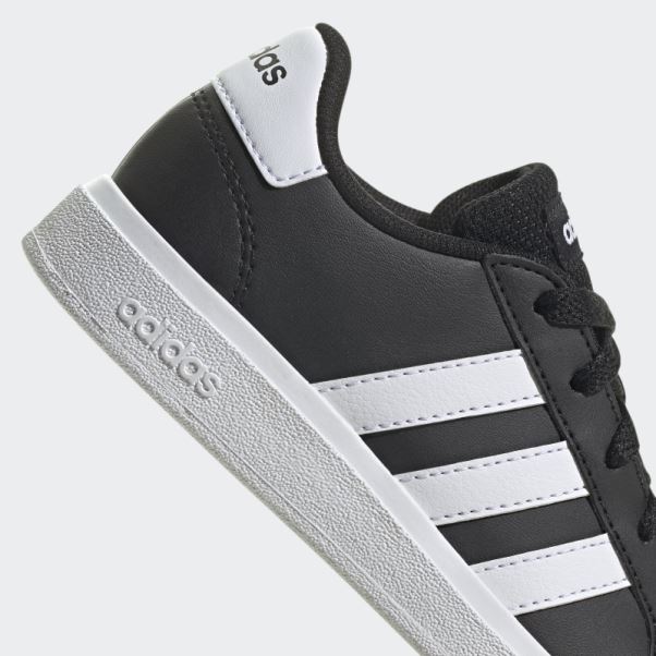 Adidas Grand Court Lifestyle Tennis Chaussures à Lacets Blanc