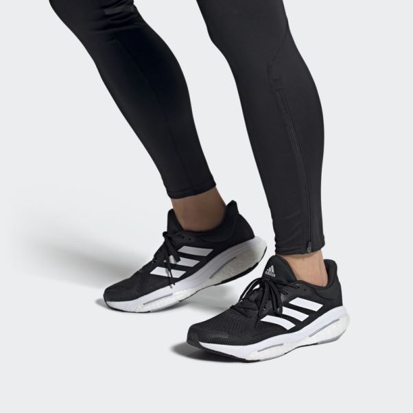 Chaussures De Running Adidas Solar Glide 5 Larges Noir