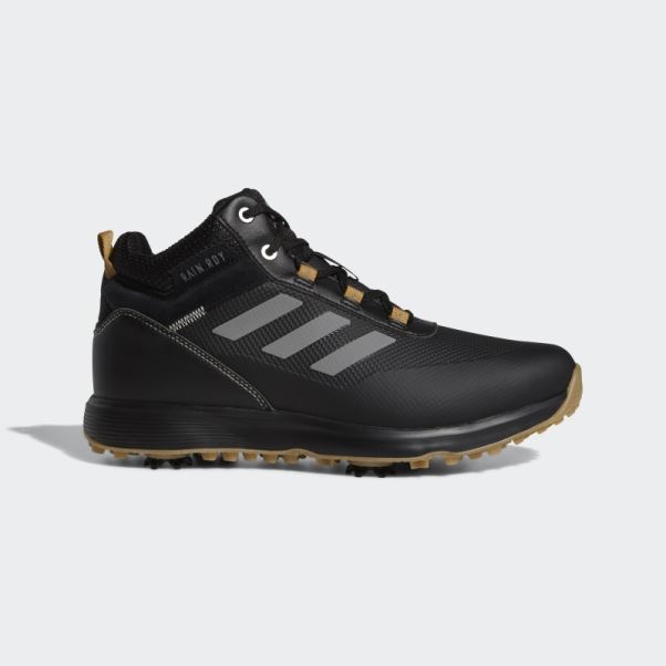 Chaussures De Golf Mi-hautes En Polyester Recyclé S2g Noires Adidas