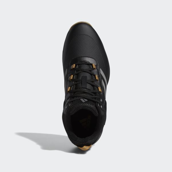 Chaussures De Golf Mi-hautes En Polyester Recyclé S2g Noires Adidas