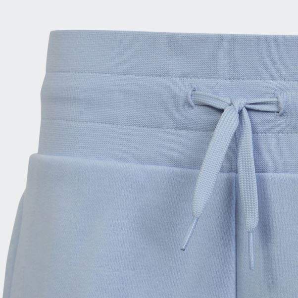 Short Taille Haute Imprimé Graphique Bleu Aube Adidas