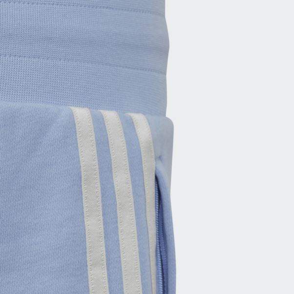 Short Taille Haute Imprimé Graphique Bleu Aube Adidas