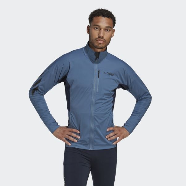 Veste Softshell De Ski De Fond Terrex Xperior Acier Adidas
