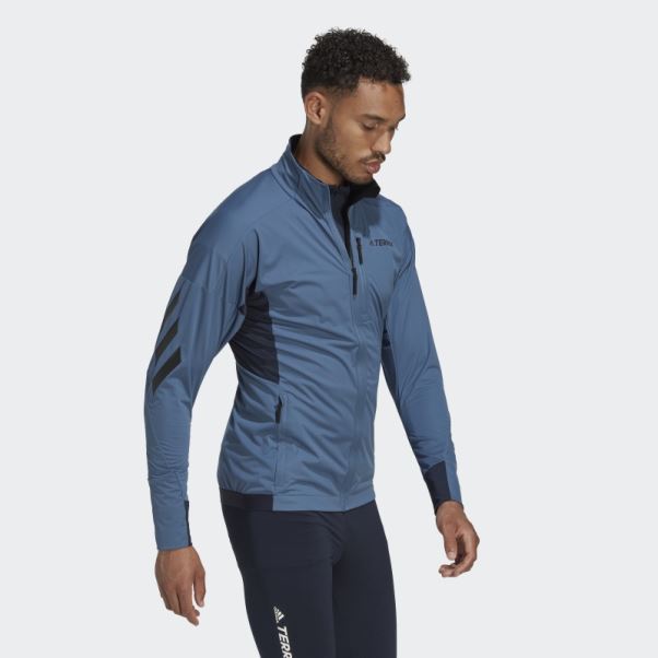Veste Softshell De Ski De Fond Terrex Xperior Acier Adidas