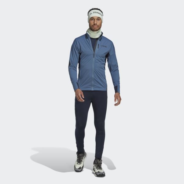 Veste Softshell De Ski De Fond Terrex Xperior Acier Adidas