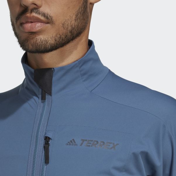 Veste Softshell De Ski De Fond Terrex Xperior Acier Adidas
