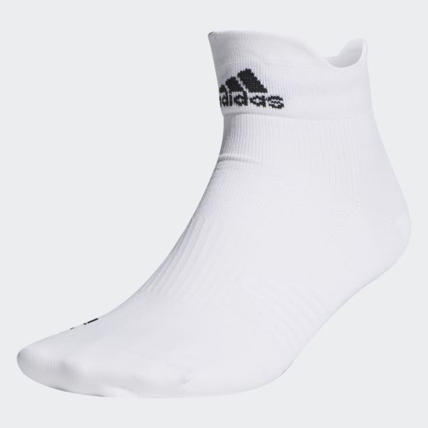Chaussettes De Course Blanches à La Cheville Adidas