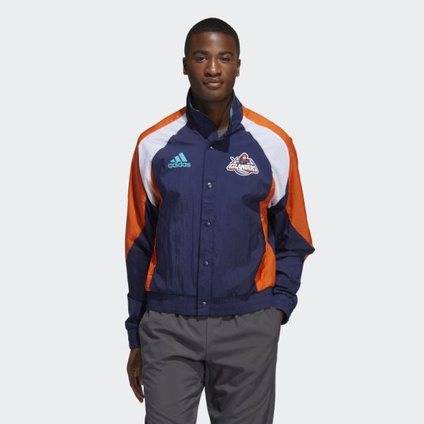 Veste Rétro Inversée Des Insulaires Bleu Marine Adidas
