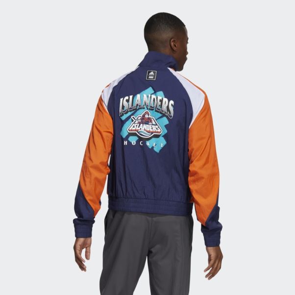 Veste Rétro Inversée Des Insulaires Bleu Marine Adidas