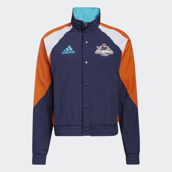Veste Rétro Inversée Des Insulaires Bleu Marine Adidas