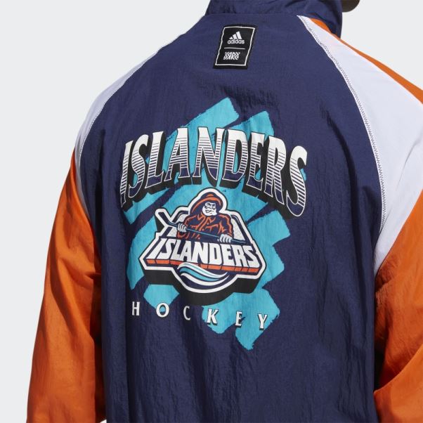 Veste Rétro Inversée Des Insulaires Bleu Marine Adidas