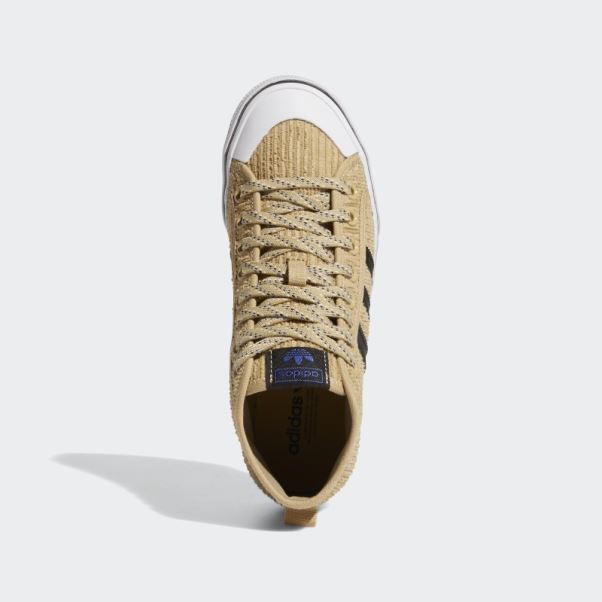 Nizza Plate-forme Mi Chaussures Beige Ton Adidas