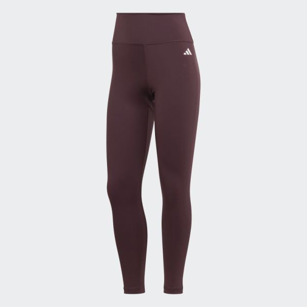 Adidas Training Essentials Legging Taille Haute 7/8 Bordeaux
