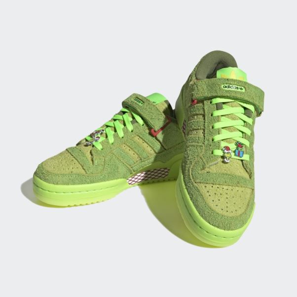 Adidas Green Forum Low Le Grinch Chaussures