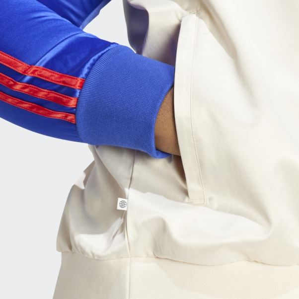 Veste De Survêtement Satin Sst (taille Plus) Adidas Blanc