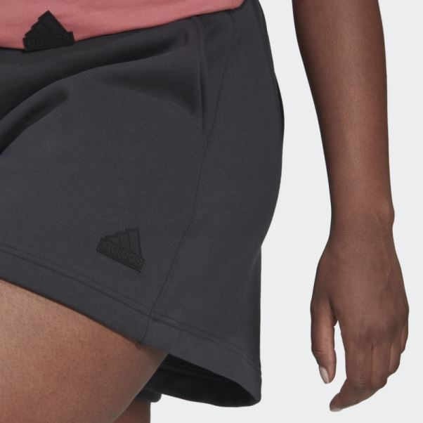 Short De Survêtement Adidas (grande Taille) Carbone