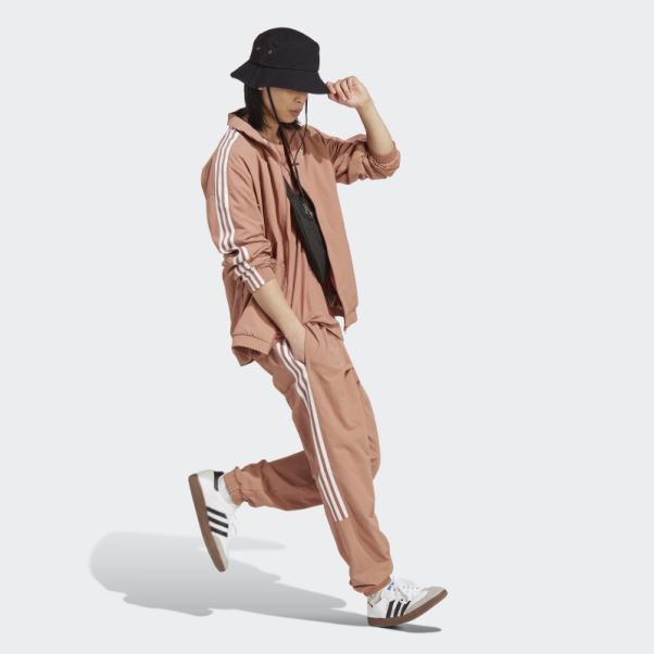 Pantalon De Survêtement Adicolor Classics Lock-up Trèfle Terre Battue Adidas