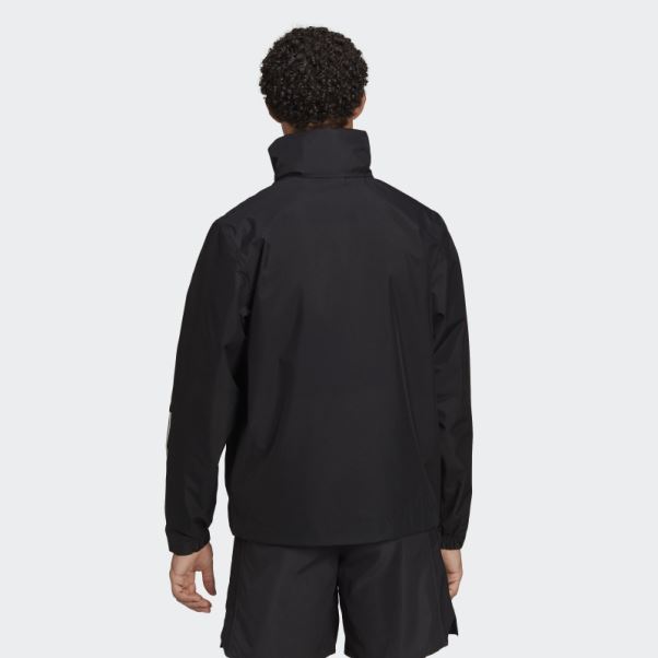 Veste Adidas Bsc 3-stripes Rain.rdy Noir Fashion