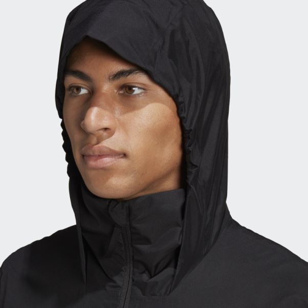 Veste Adidas Bsc 3-stripes Rain.rdy Noir Fashion