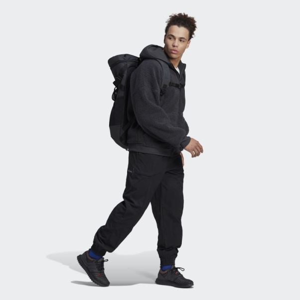 Sweat Polaire Zip Intégral Carbone Adidas