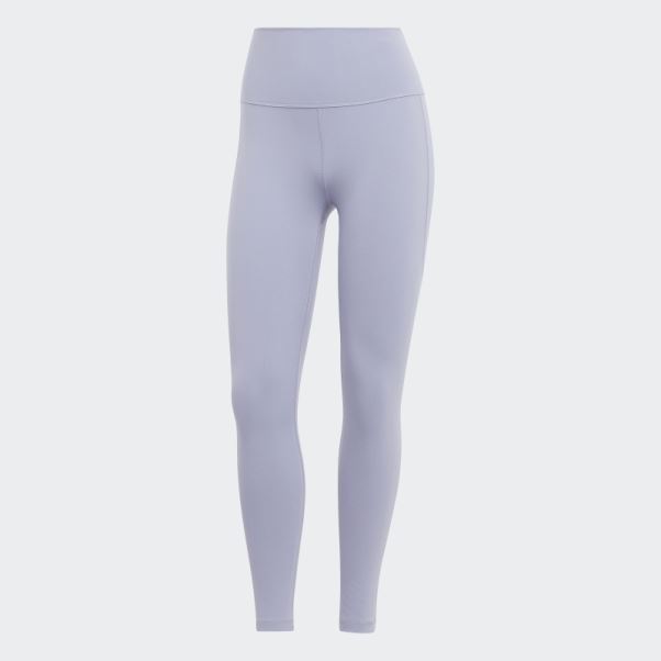 Adidas Yoga Studio 7/8 Leggings Chaud Argent Violet