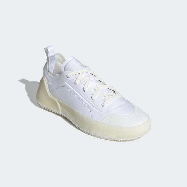 Adidas By Stella Mccartney Treino Chaussures Blanches Mode
