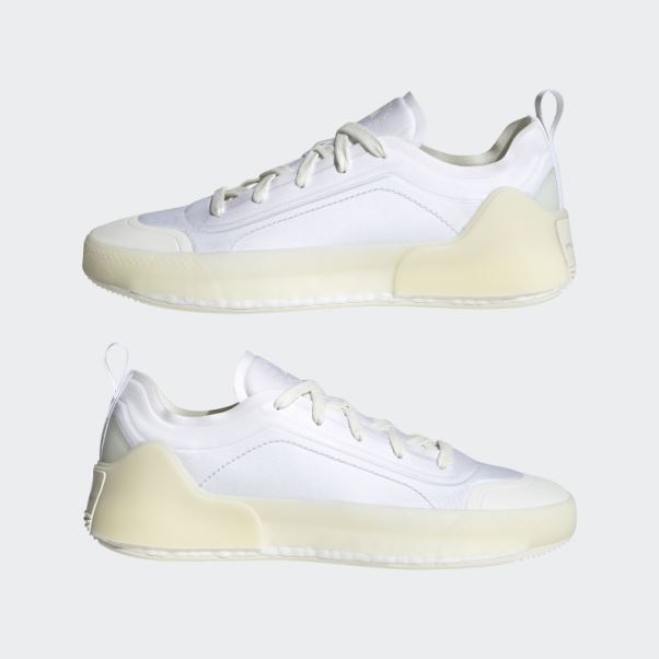 Adidas By Stella Mccartney Treino Chaussures Blanches Mode