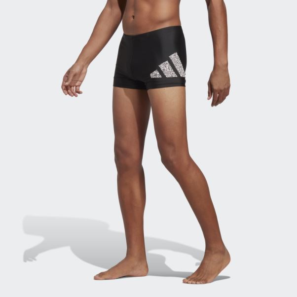 Boxer De Bain Noir De Marque Adidas