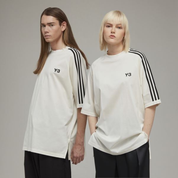Y-3 3-stripes T-shirt à Manches Courtes Adidas Stylé