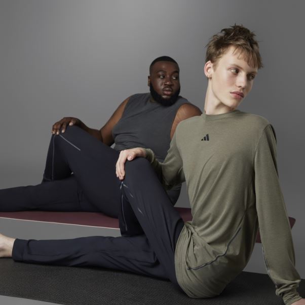 Authentique Pantalon De Yoga Balance Adidas Noir