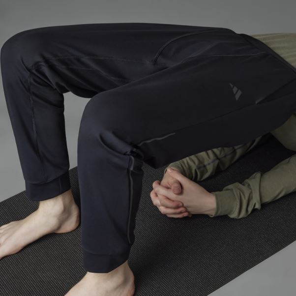 Authentique Pantalon De Yoga Balance Adidas Noir