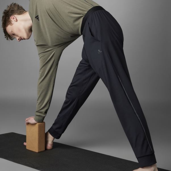 Authentique Pantalon De Yoga Balance Adidas Noir