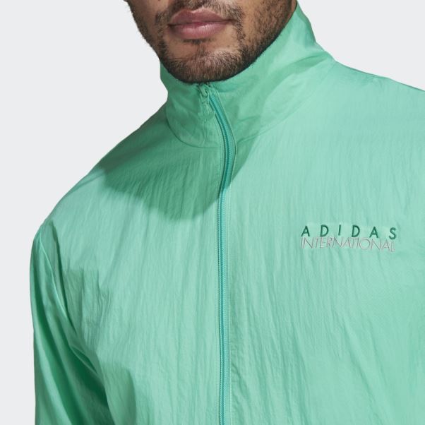 Haut De Survêtement Adidas Sports Club Vert Haute Résolution
