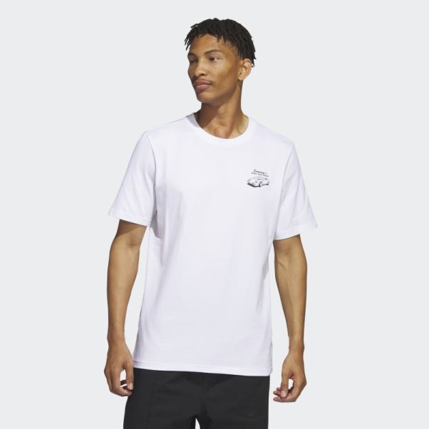 Adidas Zach's Business Tee Blanc