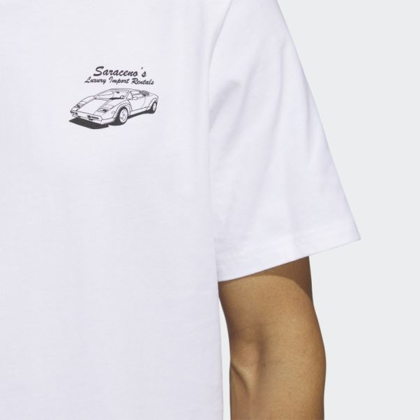 Adidas Zach's Business Tee Blanc