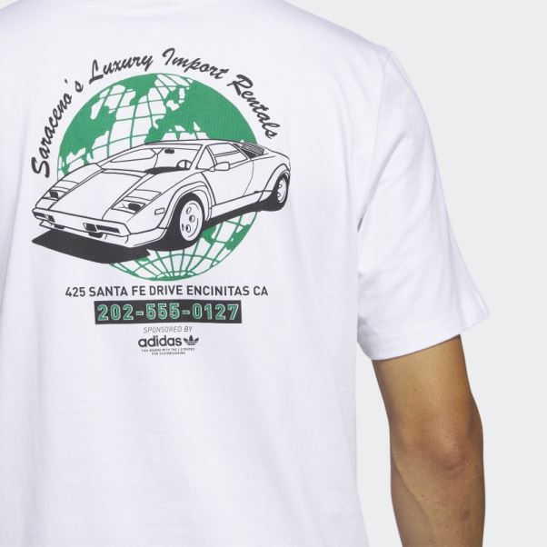 Adidas Zach's Business Tee Blanc